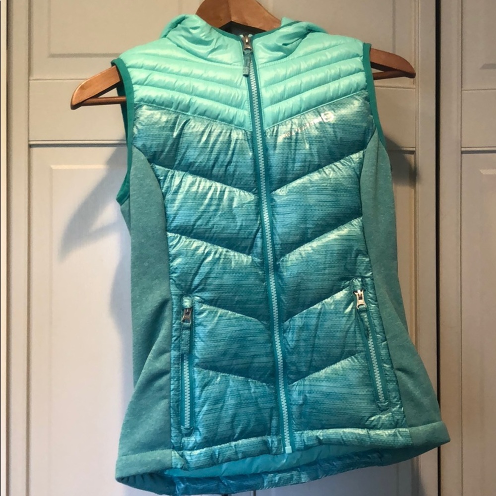 EUC Green Girls  Puffer Vest